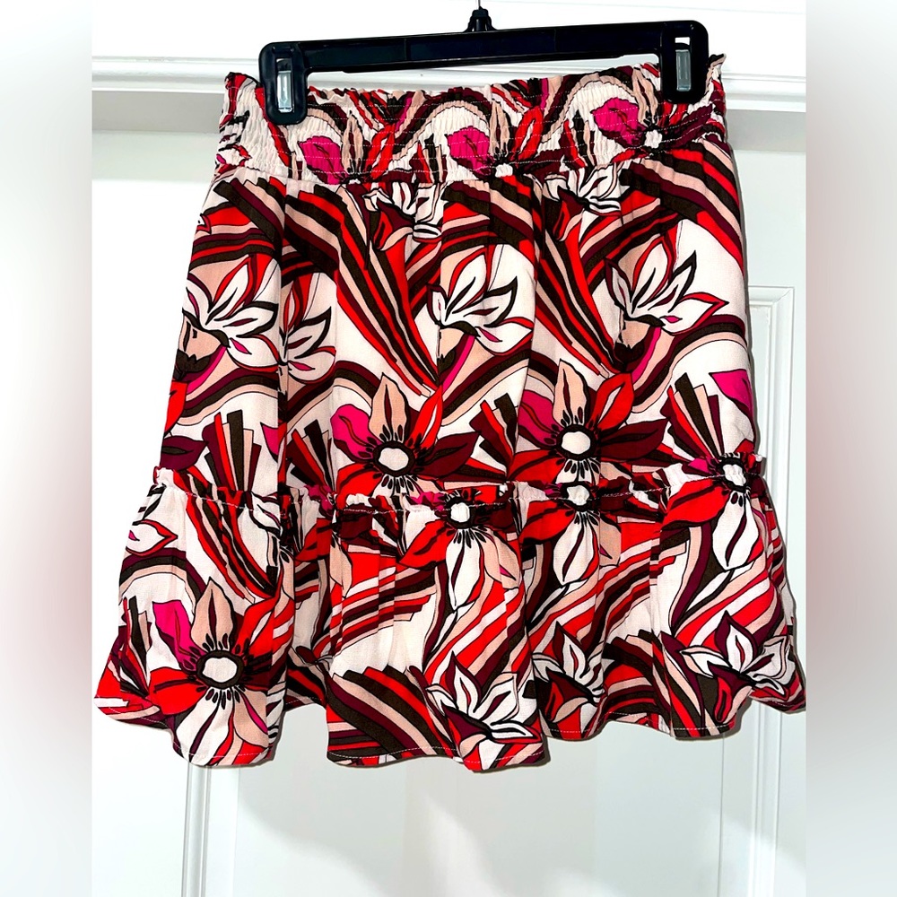 Anthropologie Floral Skirt